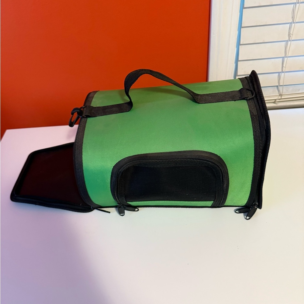 Green Pet Carrier for Small Pets